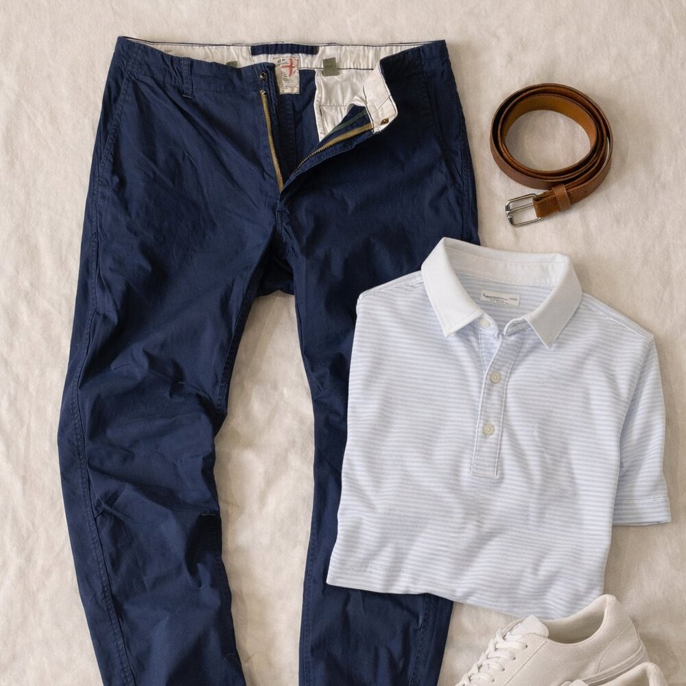 Relwen Flyweight Flex Chinos – Navy – Mens' size 34